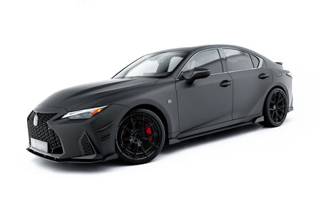 Street Pro Side Skirts Diffusers + Flaps suitable for Lexus IS 500 Mk3 Facelift 2 (XE30)
