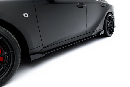 Street Pro Side Skirts Diffusers + Flaps suitable for Lexus IS 500 Mk3 Facelift 2 (XE30)