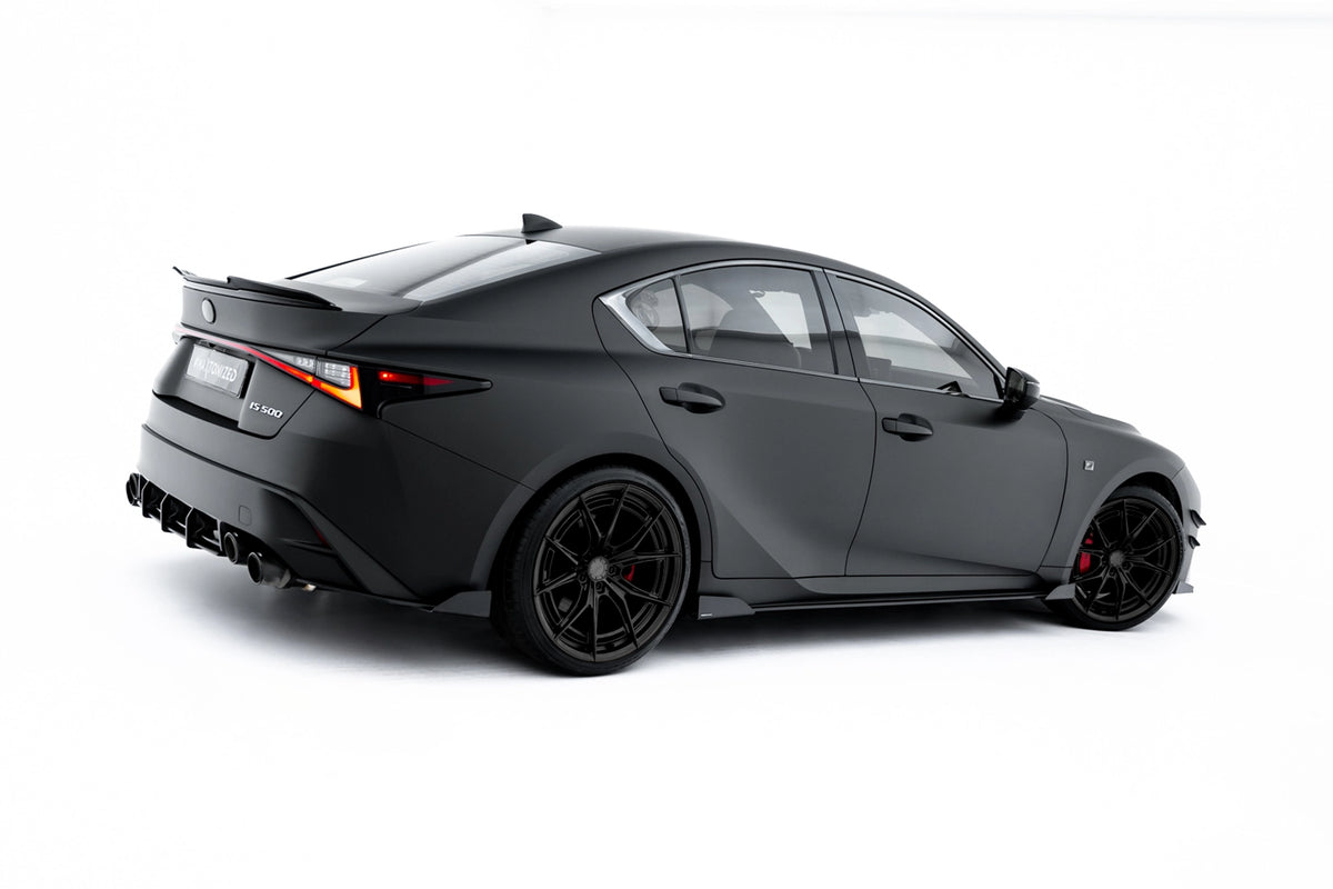 Street Pro Side Skirts Diffusers + Flaps suitable for Lexus IS 500 Mk3 Facelift 2 (XE30)