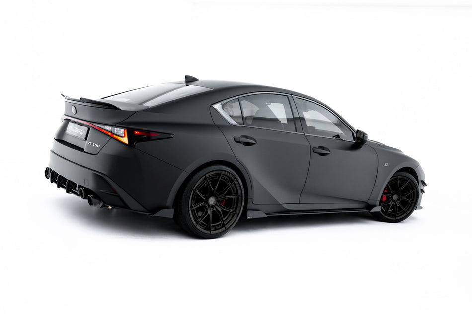 Street Pro Side Skirts Diffusers + Flaps suitable for Lexus IS 500 Mk3 Facelift 2 (XE30)