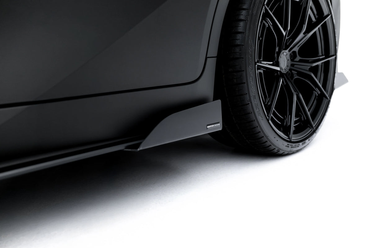 Street Pro Side Skirts Diffusers + Flaps suitable for Lexus IS 500 Mk3 Facelift 2 (XE30)