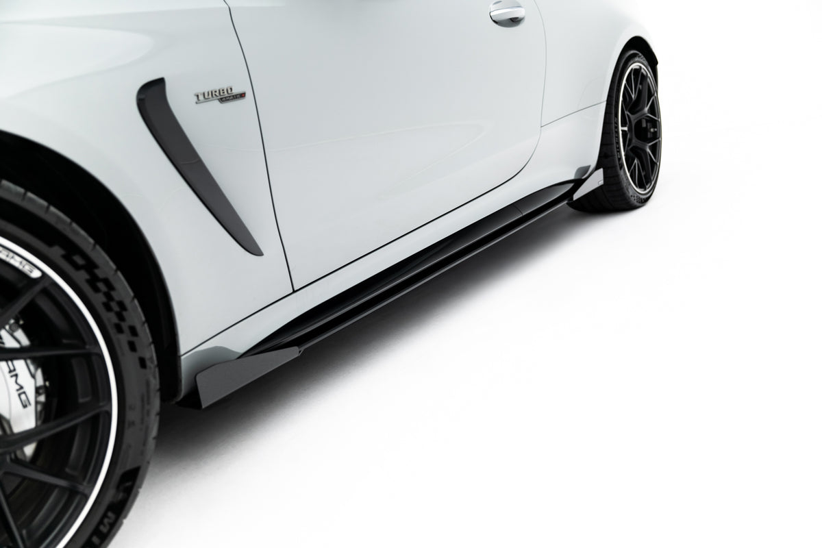 Street Pro Side Skirts Diffusers + Flaps suitable for Mercedes-AMG CLE 53 Aero C236