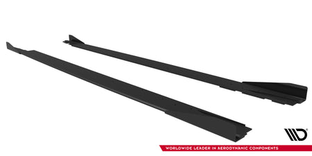 Street Pro Side Skirts Diffusers + Flaps suitable for Mercedes-AMG CLE 53 Aero C236