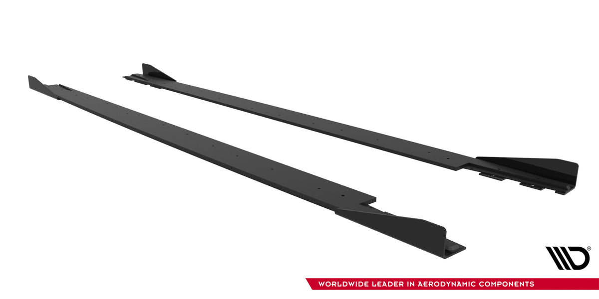 Street Pro Side Skirts Diffusers + Flaps suitable for Mercedes-AMG CLE 53 Aero C236