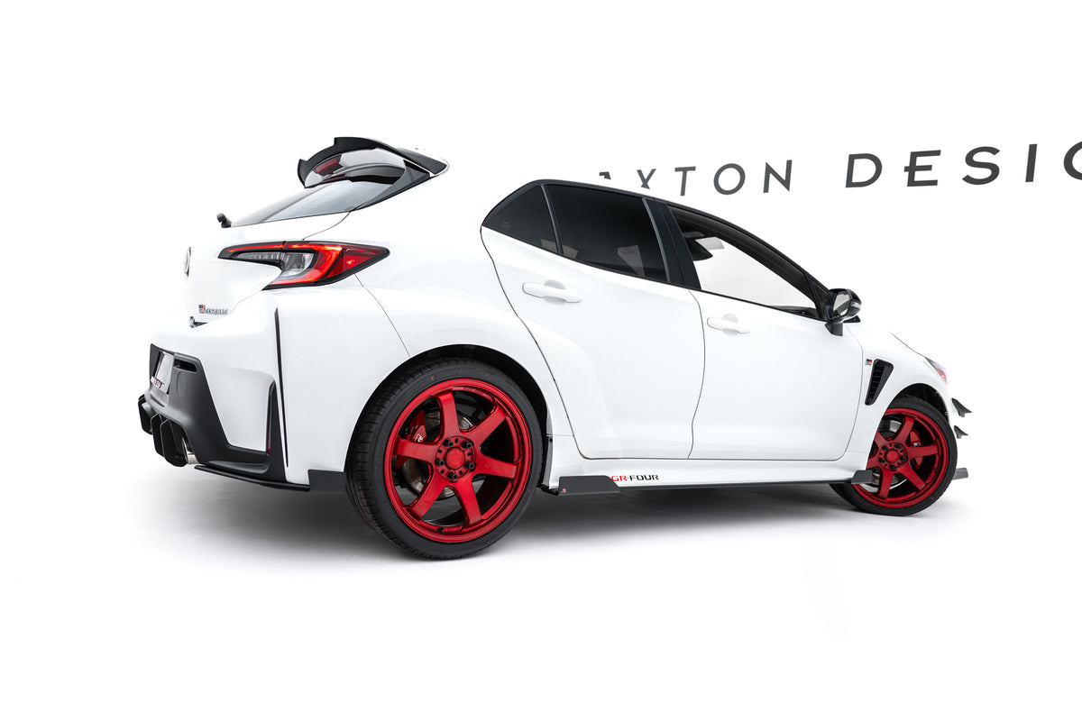 Street Pro Side Skirts Diffusers + Flaps suitable for Toyota GR Corolla Mk12