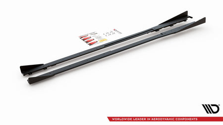 Street Pro Side Skirts Diffusers + Flaps suitable for Toyota GR Yaris Mk4