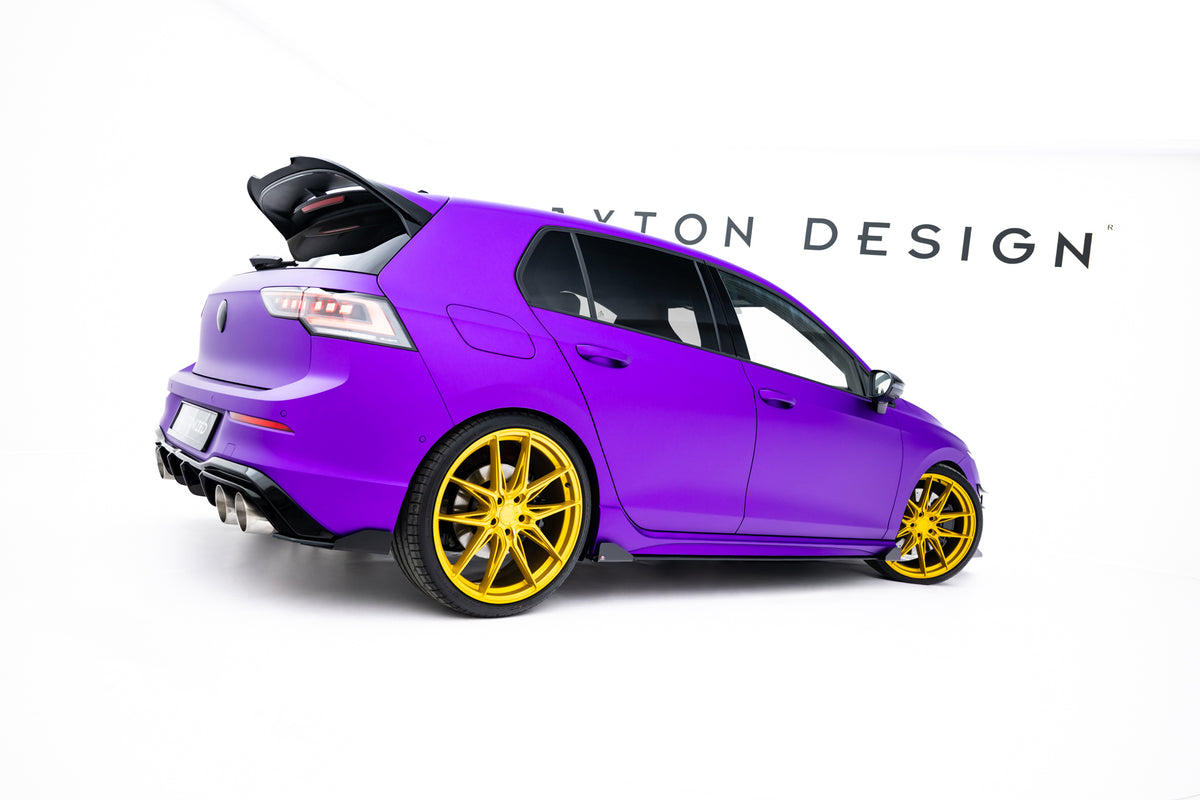 Street Pro Side Skirts Diffusers + Flaps suitable for Volkswagen Golf R Hatchback Mk8 / Mk8 Facelift