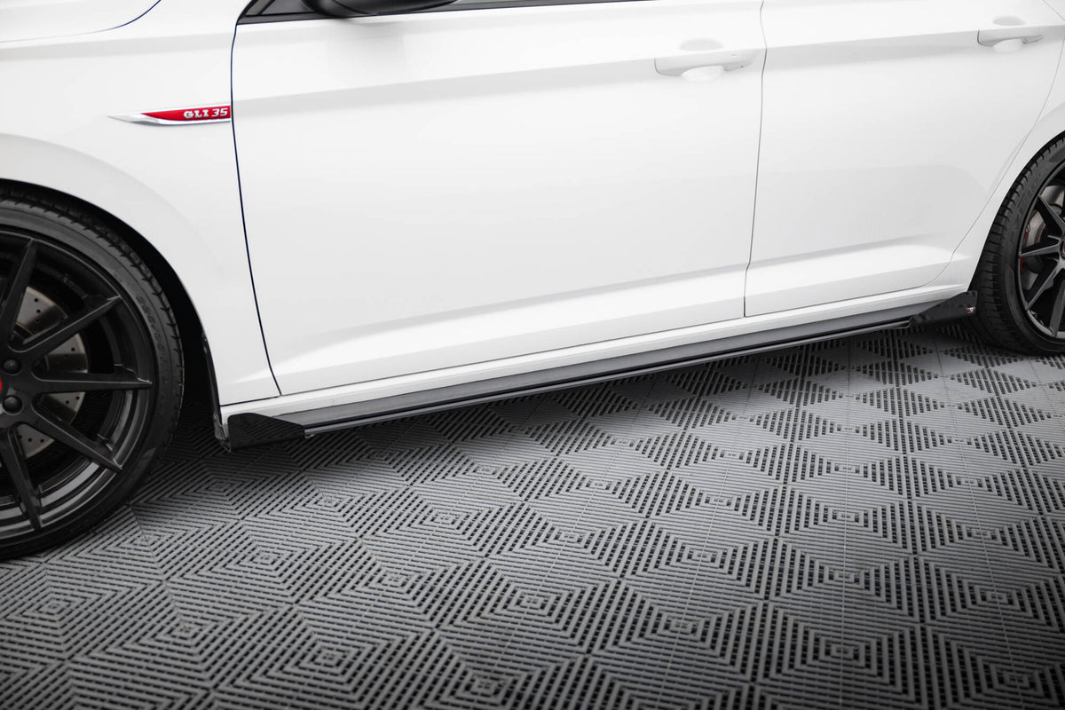 Street Pro Side Skirts Diffusers + Flaps suitable for Volkswagen Jetta GLI Mk7