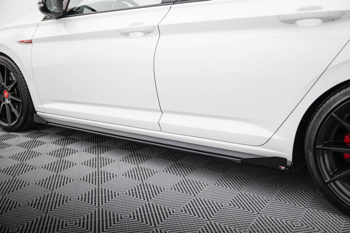 Street Pro Side Skirts Diffusers + Flaps suitable for Volkswagen Jetta GLI Mk7
