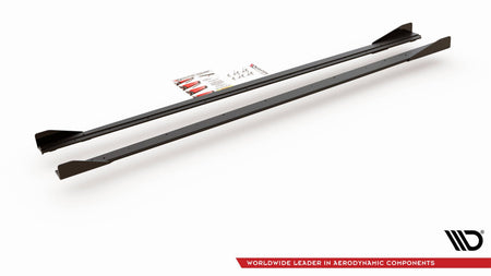 Street Pro Side Skirts Diffusers + Flaps suitable for Volkswagen Polo GTI Mk6