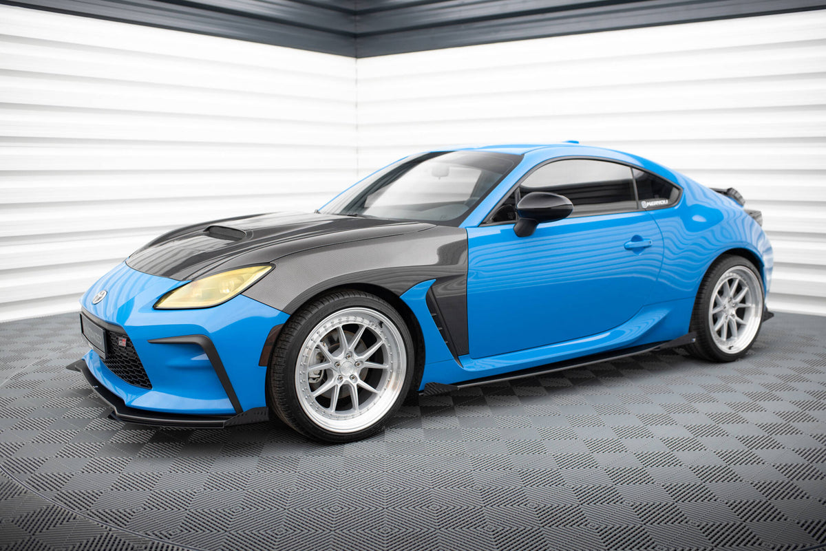 Street Pro Side Skirts Diffusers V.1 + Flaps suitable for Toyota GR86 Mk1