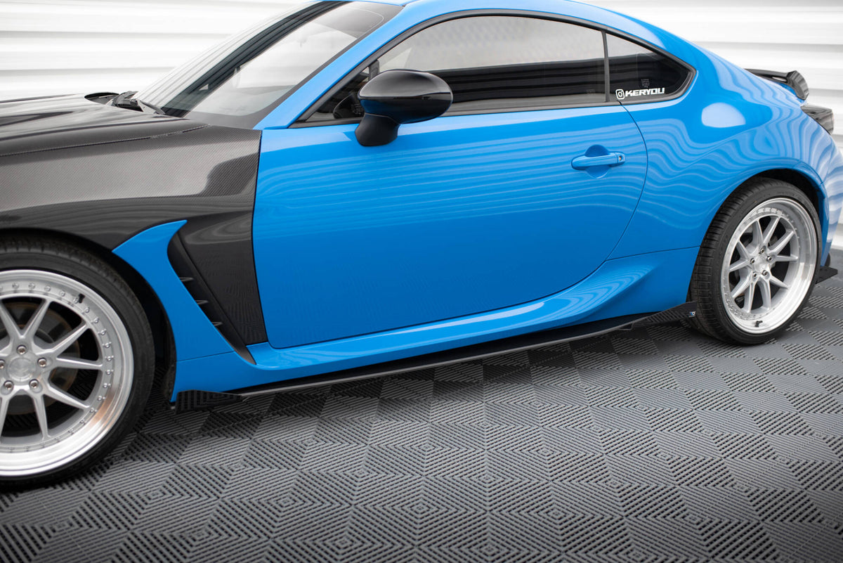 Street Pro Side Skirts Diffusers V.1 + Flaps suitable for Toyota GR86 Mk1