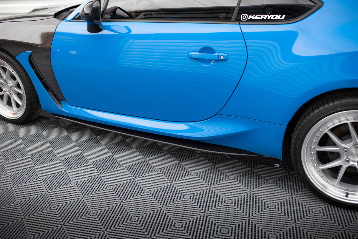 Street Pro Side Skirts Diffusers V.1 + Flaps suitable for Toyota GR86 Mk1