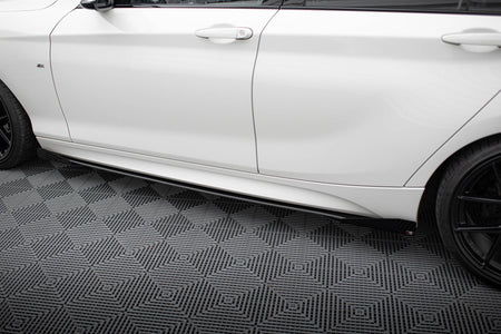 Street Pro Side Skirts Diffusers V.2 + Flaps for suitable for BMW 1 F20 M135i / M140i / M-Pack