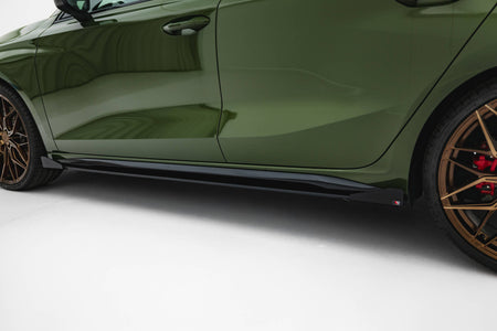 Street Pro Side Skirts Diffusers V.2 + Flaps suitable for Audi S3 Sportback / A3 S-line Sportback 8Y / 8Y Facelift
