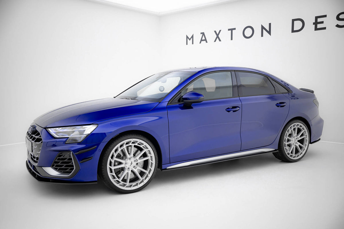 Street Pro Side Skirts Diffusers V.2 suitable for Audi A3 S-Line Sedan / S3 Sedan 8Y / 8Y Facelift