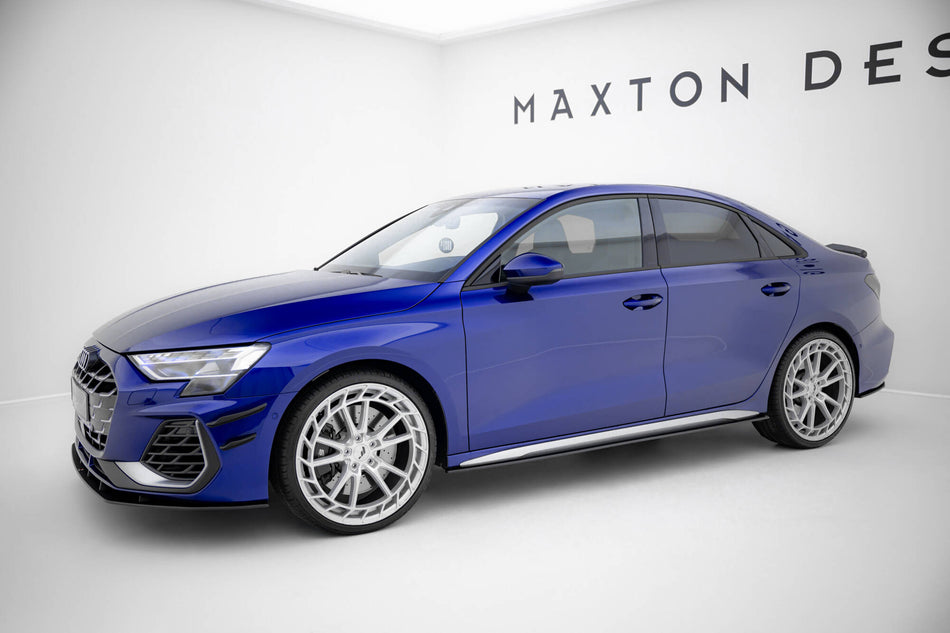 Street Pro Side Skirts Diffusers V.2 suitable for Audi A3 S-Line Sedan / S3 Sedan 8Y / 8Y Facelift