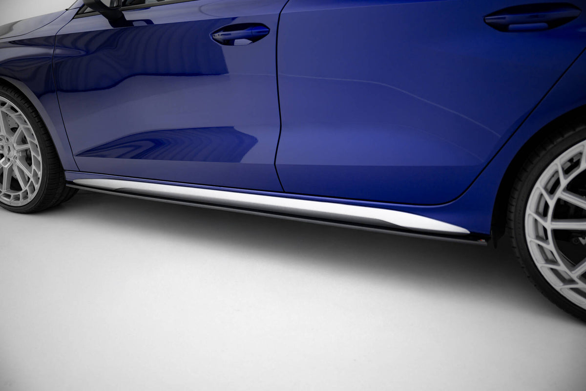 Street Pro Side Skirts Diffusers V.2 suitable for Audi A3 S-Line Sedan / S3 Sedan 8Y / 8Y Facelift