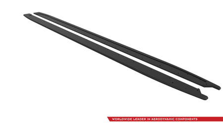Street Pro Side Skirts Diffusers V.2 suitable for Audi S3 Sportback / A3 S-line Sportback 8Y / 8Y Facelift