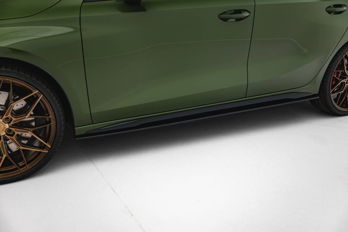 Street Pro Side Skirts Diffusers V.2 suitable for Audi S3 Sportback / A3 S-line Sportback 8Y / 8Y Facelift