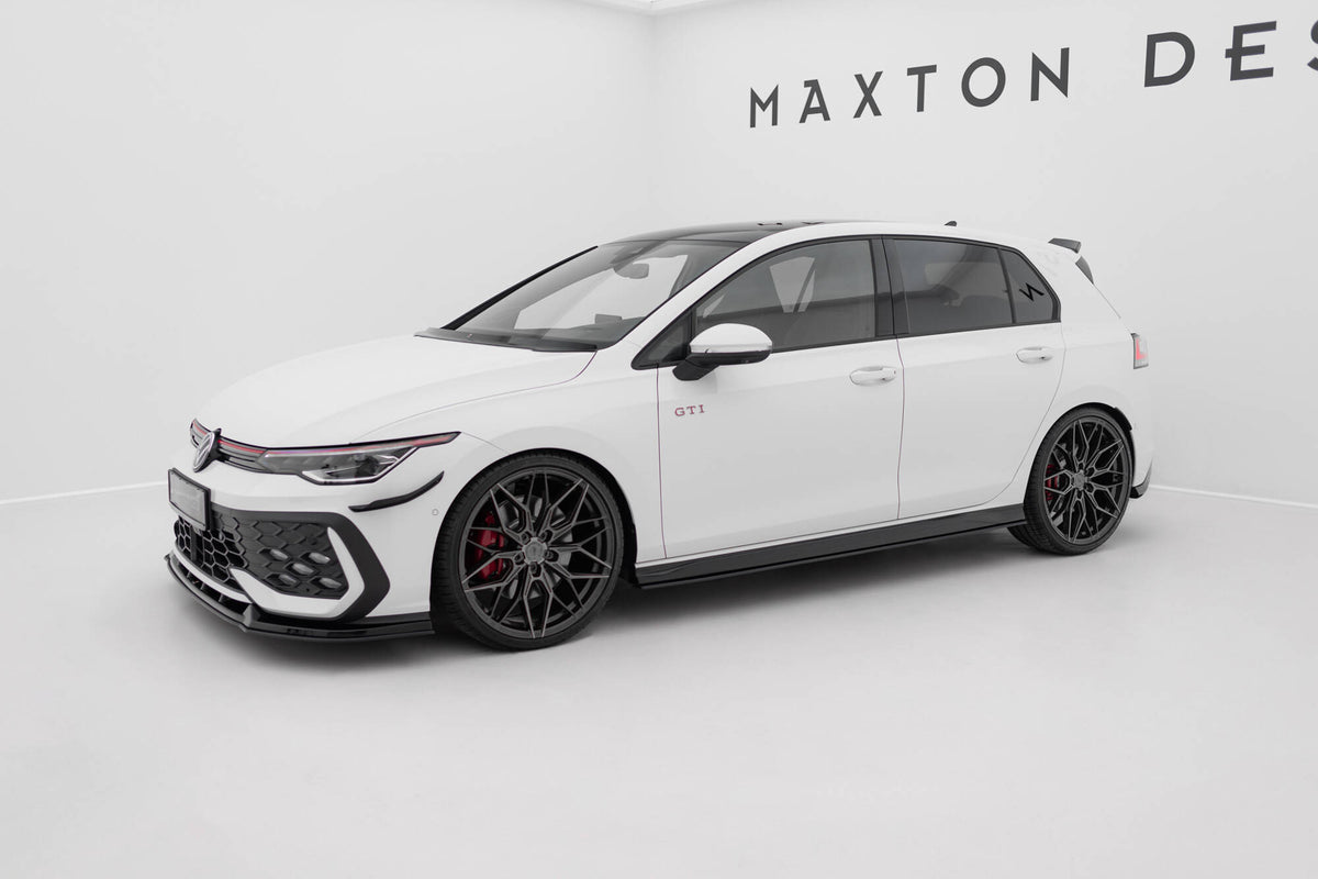 Street Pro Side Skirts Diffusers V.2 suitable for Volkswagen Golf GTI / GTE / GTI Clubsport / R-Line Mk8