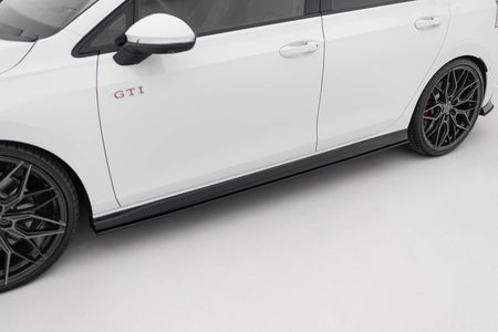 Street Pro Side Skirts Diffusers V.2 suitable for Volkswagen Golf GTI / GTE / GTI Clubsport / R-Line Mk8