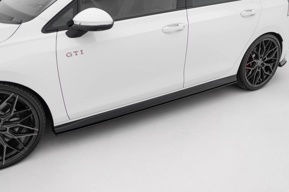 Street Pro Side Skirts Diffusers V.2 suitable for Volkswagen Golf GTI / GTE / GTI Clubsport / R-Line Mk8