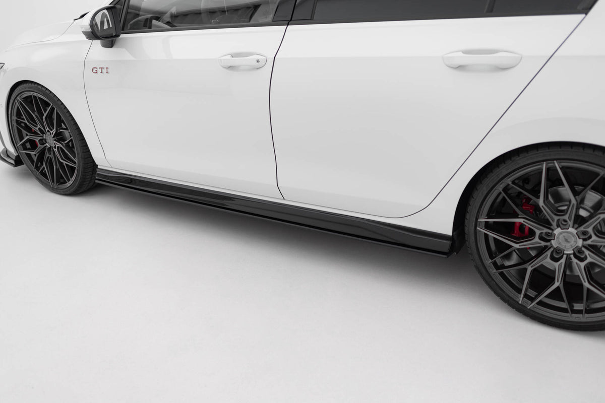 Street Pro Side Skirts Diffusers V.2 suitable for Volkswagen Golf GTI / GTE / GTI Clubsport / R-Line Mk8