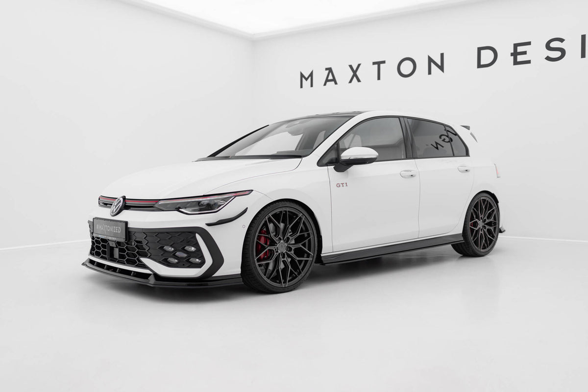 Street Pro Side Skirts Diffusers V.2 suitable for Volkswagen Golf GTI / GTE / GTI Clubsport / R-Line Mk8