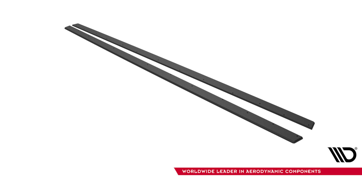 Street Pro Side Skirts Diffusers V.2 suitable for Volkswagen Golf GTI / GTE / GTI Clubsport / R-Line Mk8