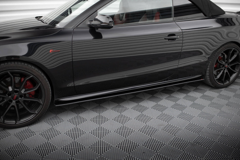 Street Pro Side Skirts Diffusers suitable for Audi A5 / A5 S-Line / S5 Coupe / Cabrio 8T / 8T Facelift