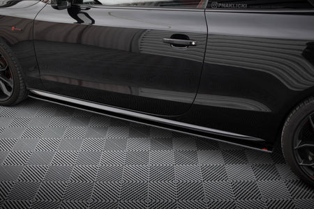Street Pro Side Skirts Diffusers suitable for Audi A5 / A5 S-Line / S5 Coupe / Cabrio 8T / 8T Facelift