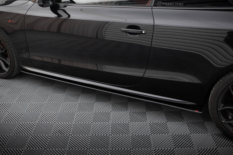 Street Pro Side Skirts Diffusers suitable for Audi A5 / A5 S-Line / S5 Coupe / Cabrio 8T / 8T Facelift