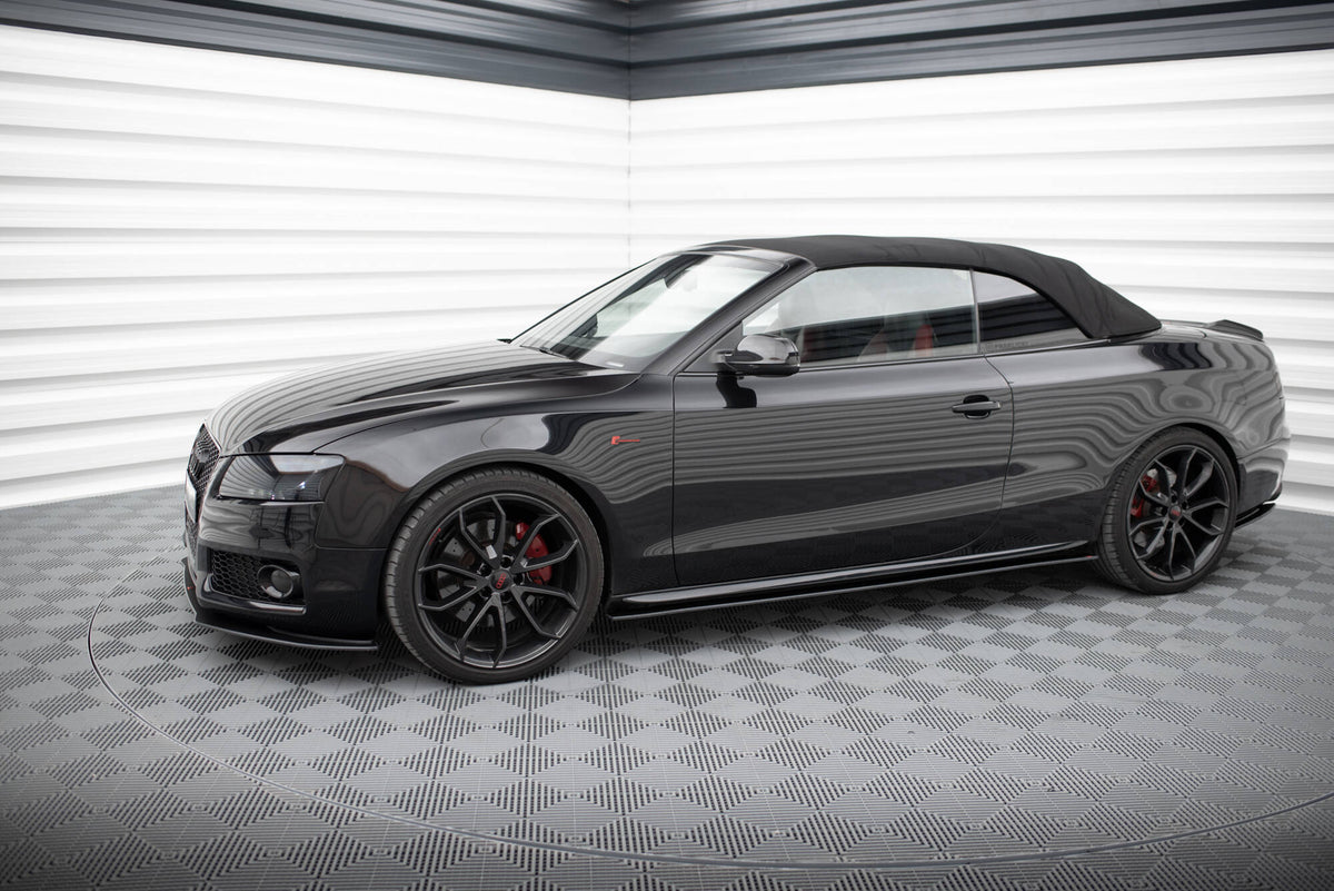 Street Pro Side Skirts Diffusers suitable for Audi A5 / A5 S-Line / S5 Coupe / Cabrio 8T / 8T Facelift