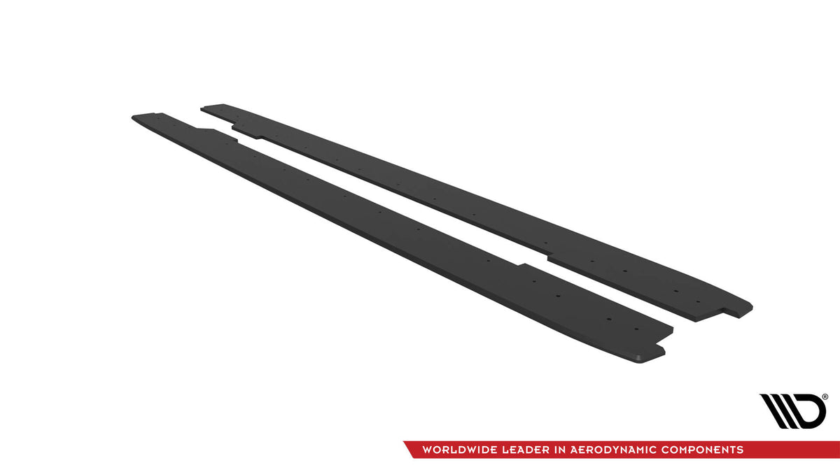 Street Pro Side Skirts Diffusers suitable for Audi A5 / A5 S-Line / S5 Coupe / Cabrio 8T / 8T Facelift
