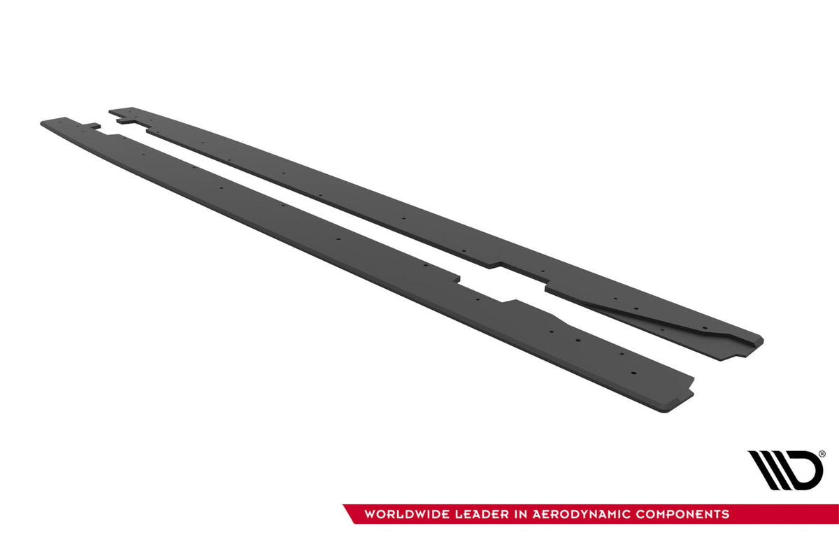 Street Pro Side Skirts Diffusers suitable for Audi A5 Sportback F5 Facelift