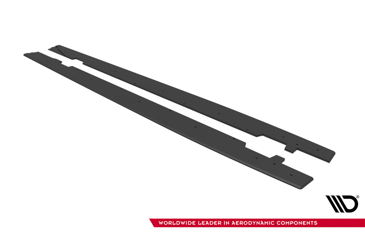 Street Pro Side Skirts Diffusers suitable for Audi A5 Sportback F5 Facelift