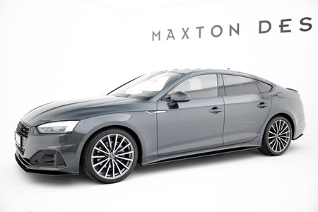 Street Pro Side Skirts Diffusers suitable for Audi A5 Sportback F5 Facelift