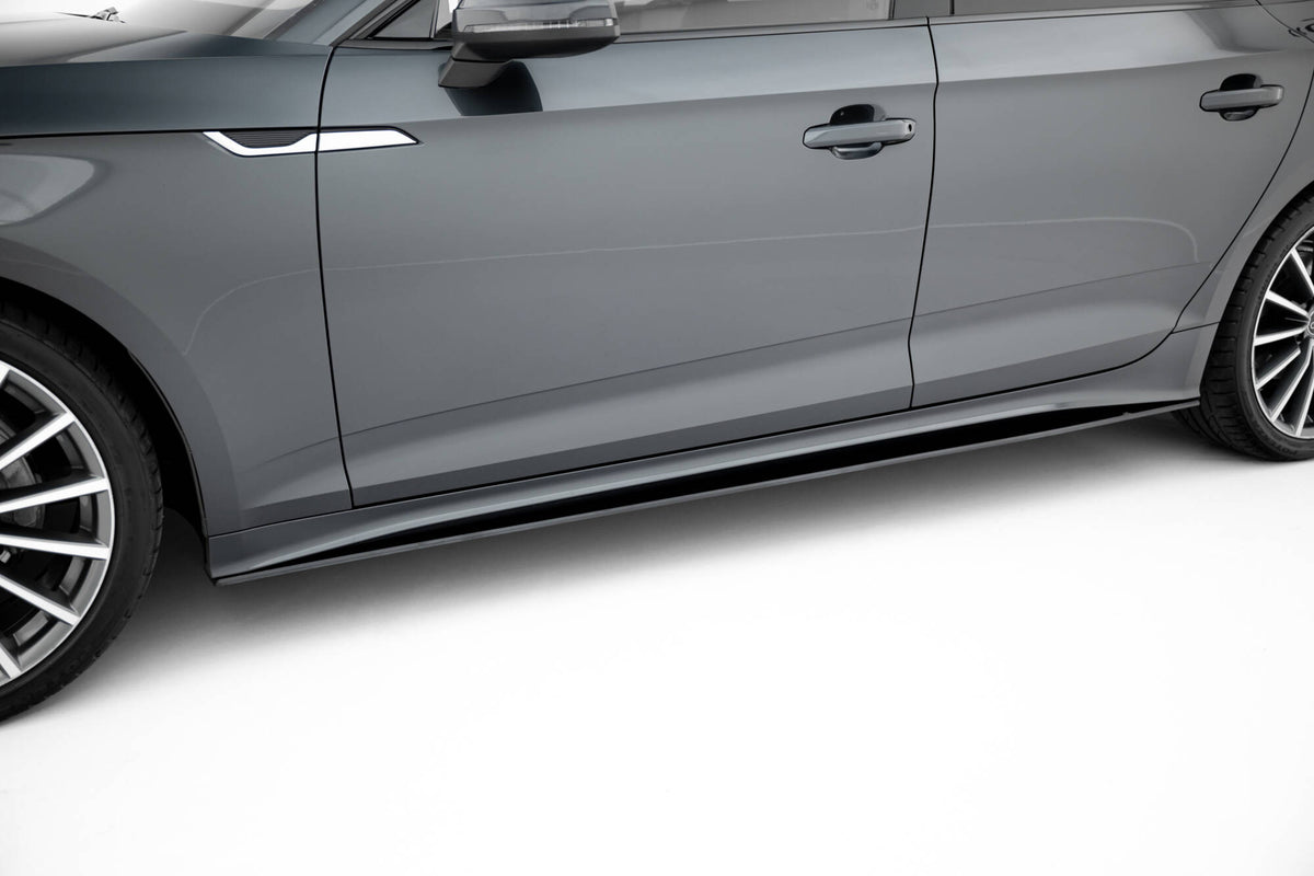 Street Pro Side Skirts Diffusers suitable for Audi A5 Sportback F5 Facelift