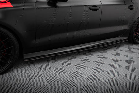 Street Pro Side Skirts Diffusers suitable for Audi A7 RS7 Look C7
