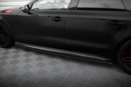 Street Pro Side Skirts Diffusers suitable for Audi A7 RS7 Look C7