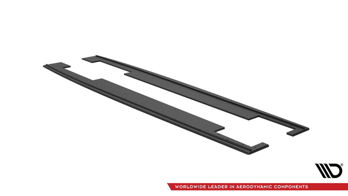 Street Pro Side Skirts Diffusers suitable for Audi A7 RS7 Look C7