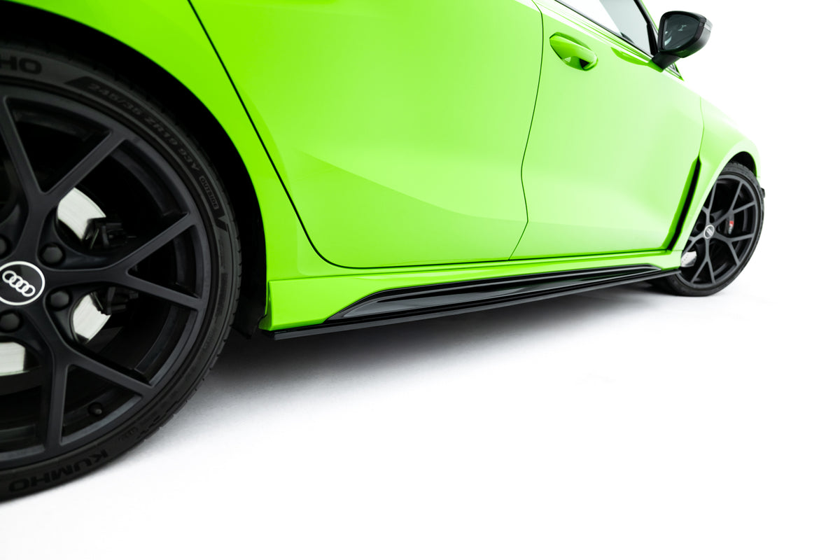 Street Pro Side Skirts Diffusers suitable for Audi RS3 Sportback 8Y Facelift