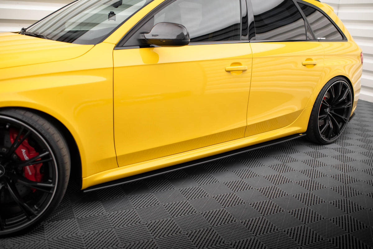Street Pro Side Skirts Diffusers suitable for Audi RS4 B8