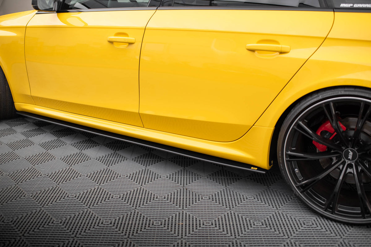 Street Pro Side Skirts Diffusers suitable for Audi RS4 B8