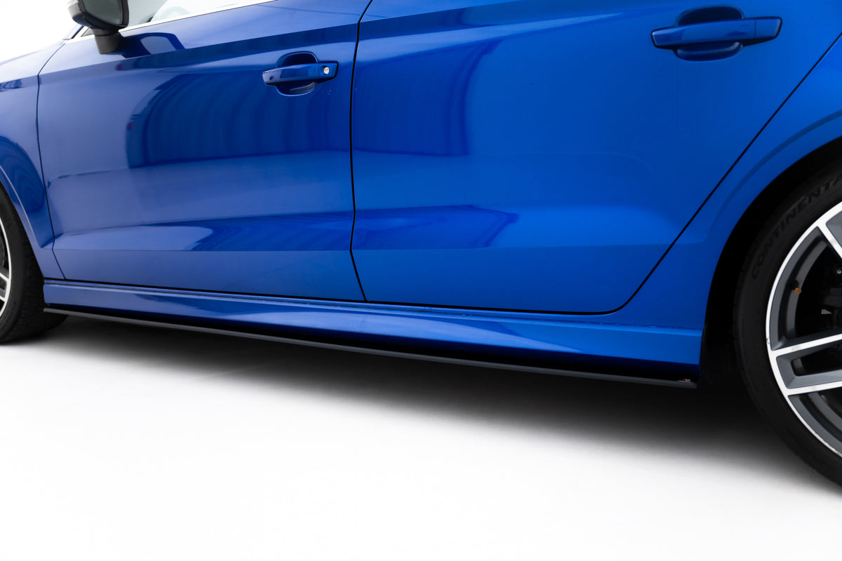 Street Pro Side Skirts Diffusers suitable for Audi S3 / A3 S-Line Sedan 8V