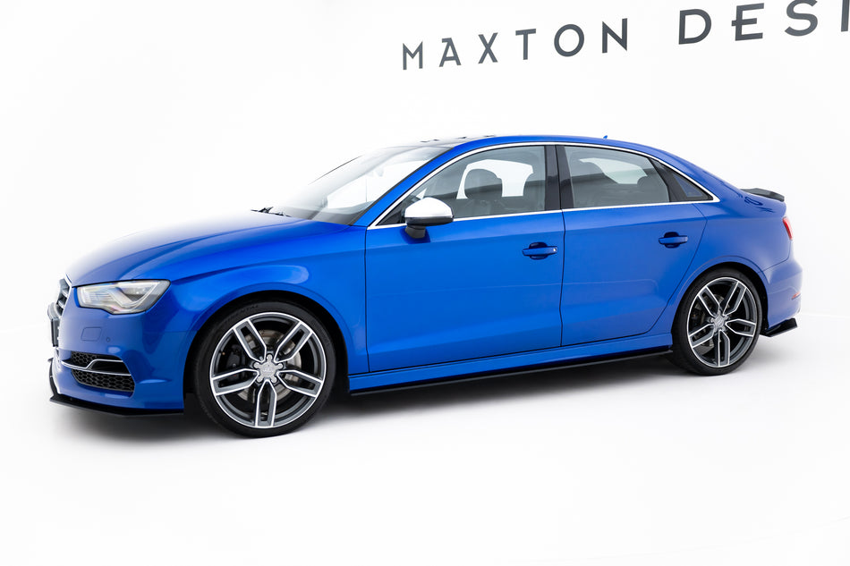 Street Pro Side Skirts Diffusers suitable for Audi S3 / A3 S-Line Sedan 8V