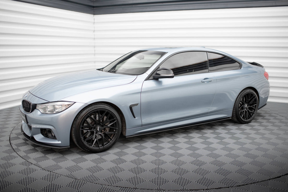 Street Pro Side Skirts Diffusers suitable for BMW 4 Coupe / Gran Coupe / Cabrio M-Pack F32 / F36 / F33