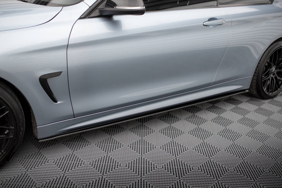 Street Pro Side Skirts Diffusers suitable for BMW 4 Coupe / Gran Coupe / Cabrio M-Pack F32 / F36 / F33