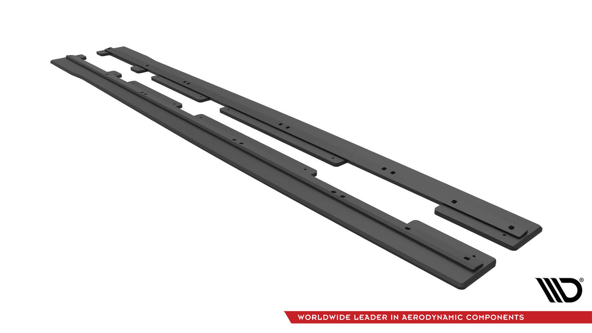 Street Pro Side Skirts Diffusers suitable for Ford Fiesta  ST / ST-Line Mk8